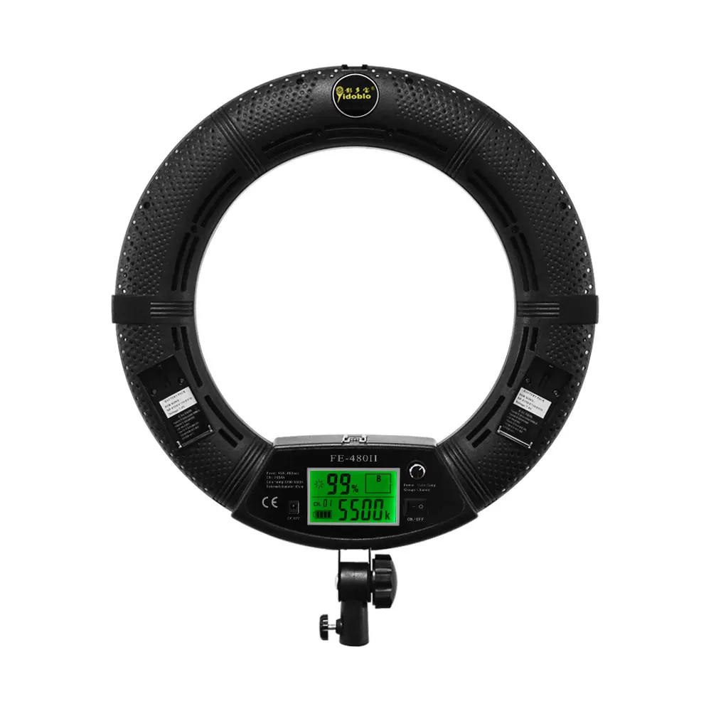 Yidoblo FE 480II фото студия светодиодный кольцевой светильник RC Светодиодный Видео ЖК