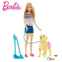original barbie authorize brand fashion dolls bicycle model dog toys for children riding girl birthday gift boneca juguetes