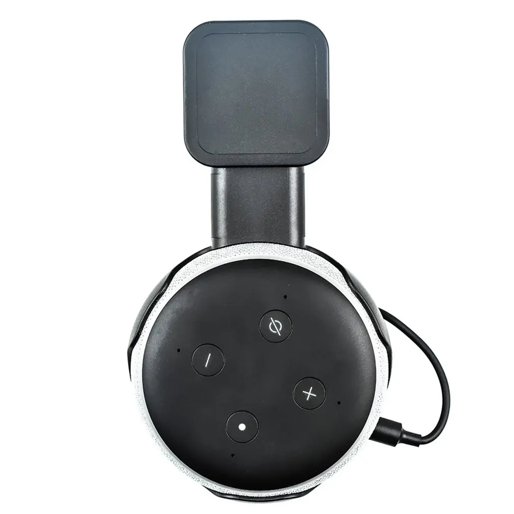 

Outlet Wall Mount Stand Hanger for Alexa Echo Dot 3rd Bracket Holder Case Work with Echo Dot 3 Saving Space In Bedroom