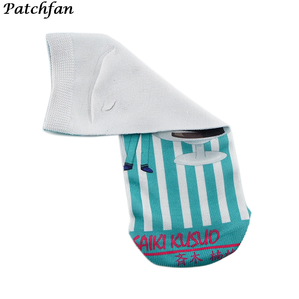 

12Pair AD205 Patchfan Classical Anime Funny Printed Women Men Short Socks Ankle Kawaii Party Favor Cosplay Gifts