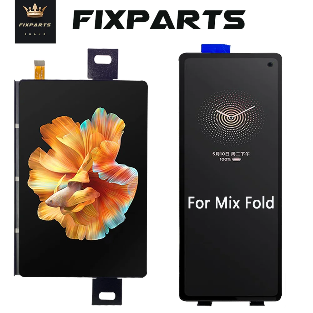 

8.01" AMOLED LCD For Xiaomi Mi Mix Fold LCD Display Touch Screen Digitizer For Mi Mix Fold LCD Screen With Tools