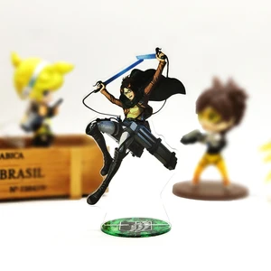 Двусторонний держатель для тарелок из аниме атака на Титанов, модель Hanji Zoe фигурка на акриловой подставке