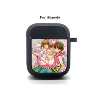 anime cardcaptor sakura airpods case cover apple airpods earphone bag soft silicone bluetooth protective earphone case