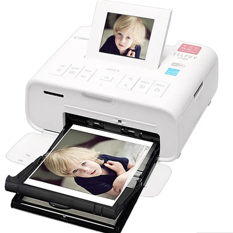 Мобильный принтер печатающий фотографии с телефона мини портативный домашний