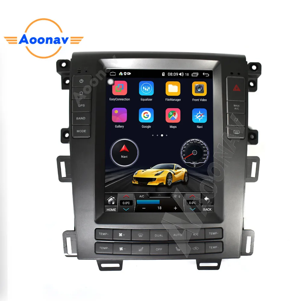 

Автомобильная стереомагнитола на Android 10,0 в стиле Тесла для ford edge 2009-2014, автомобильный радиоприемник, мультимедийный плеер с GPS-навигацией