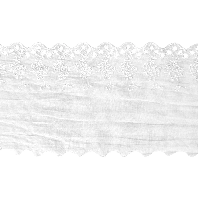 

Off White Beige Flower Lace Trim Diy Pure Cotton Clothing Home Textile Accessories Cotton VQX205222