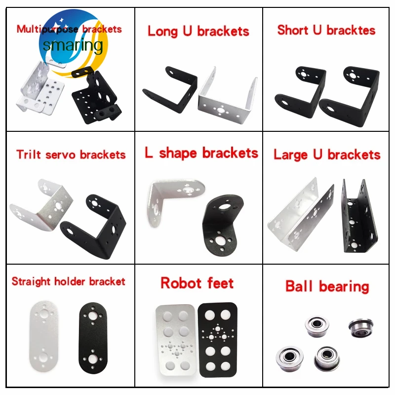 

Алюминиевые Кронштейны для стандартных сервоприводов и самостоятельной механической роботизированной руки, оптовая и розничная продажа