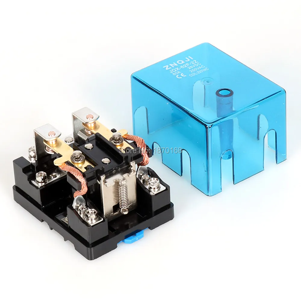 JQX-62F-2Z 2NO 2NC 120A / 80A AC 250V DC28V DC12V/24V/36V/48V/110V/220V 110V/220V/380V Катушка DPDT реле наивысшей
