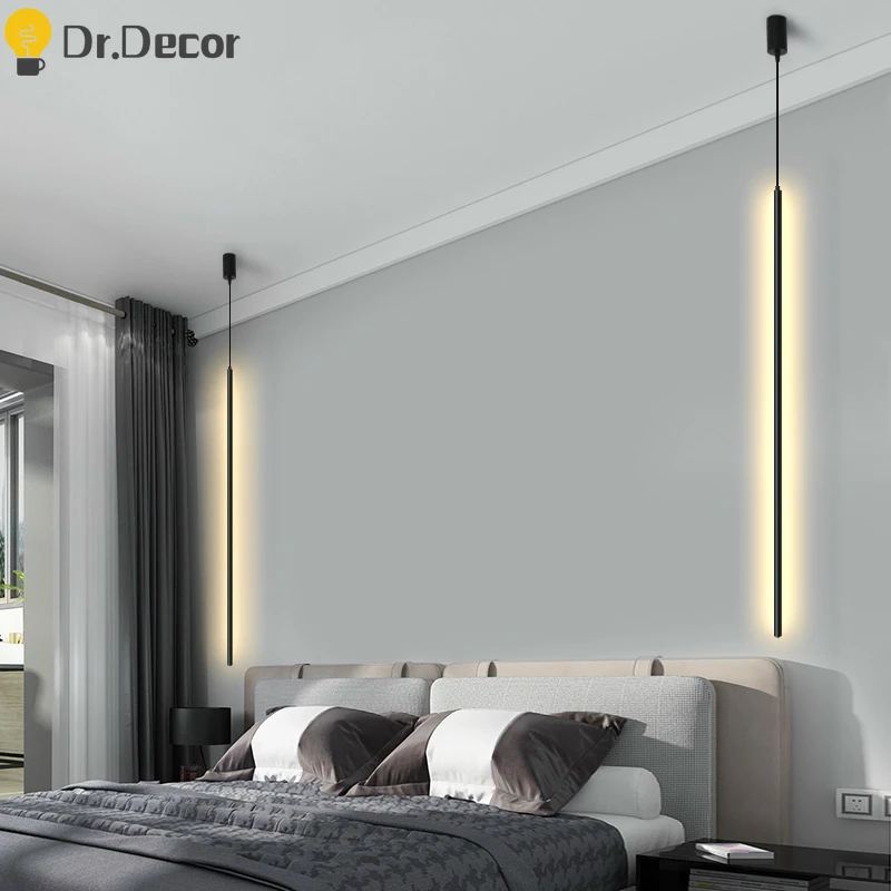 

Modern LED Pendant Lights Indoor Lighting Bedroom Bedside Lamp Nordic Simple Pendant Lamp Kitchen Hanging Lamps Light Fixtures