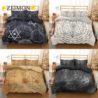 zeimon alchemy symbol bedding sets twinfullqueenking duvet cover set pillowcase bed cover 23pcs bed set bedclothes