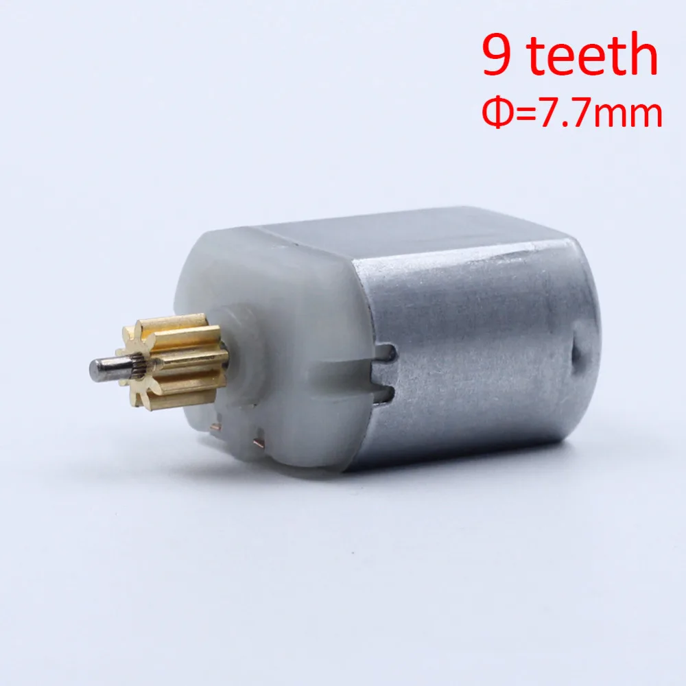 Azgiant 12V 9/10 зубов 7 мм Диаметр DC FC280 Автомобильный Замок мотор с бортовым поворотом