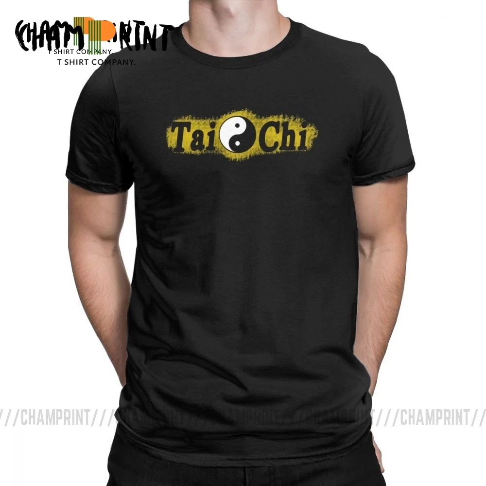 Мужская футболка Tai Chi Chuan Pa-Kua Yin Yang новинка футболки с коротким рукавом и круглым
