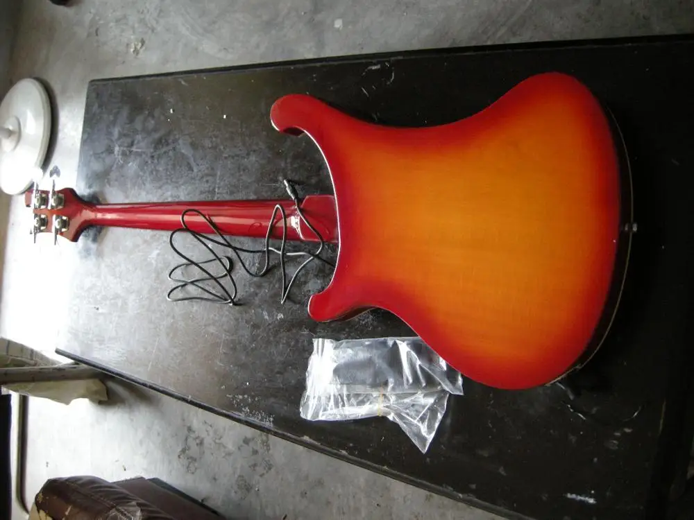 

Top quality sunburst 4 strings Rick 4003 model Bass guitar,Ricken Rosewood fingerboard solid Electric bass 8yue15