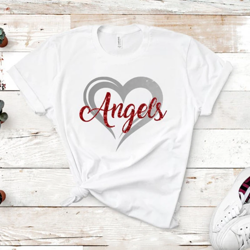 

Los Angeles Angels Casual cotton unisex short sleeve T-shirt
