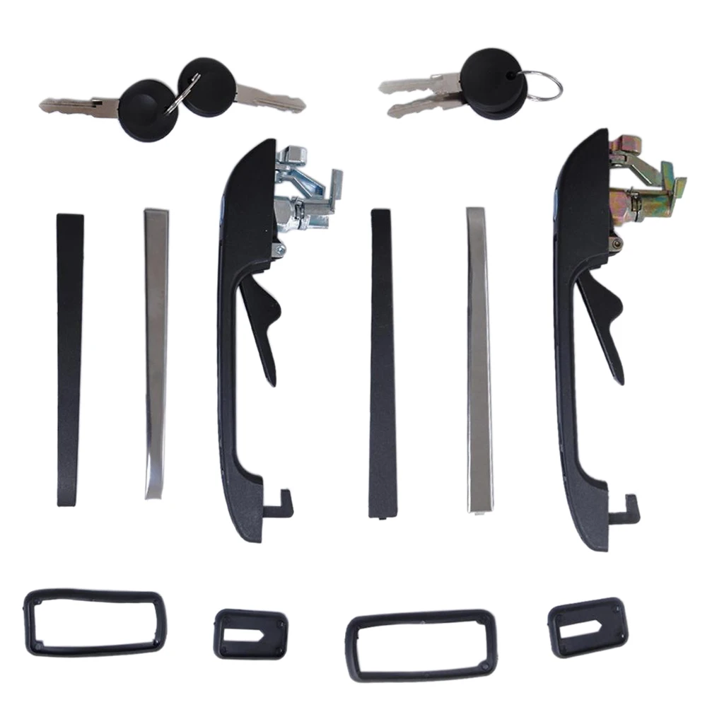 Передняя ручка и ключ для наружных дверей VW Golf MK1 MK2 Jetta L \ U0026 R|Внешние дверные