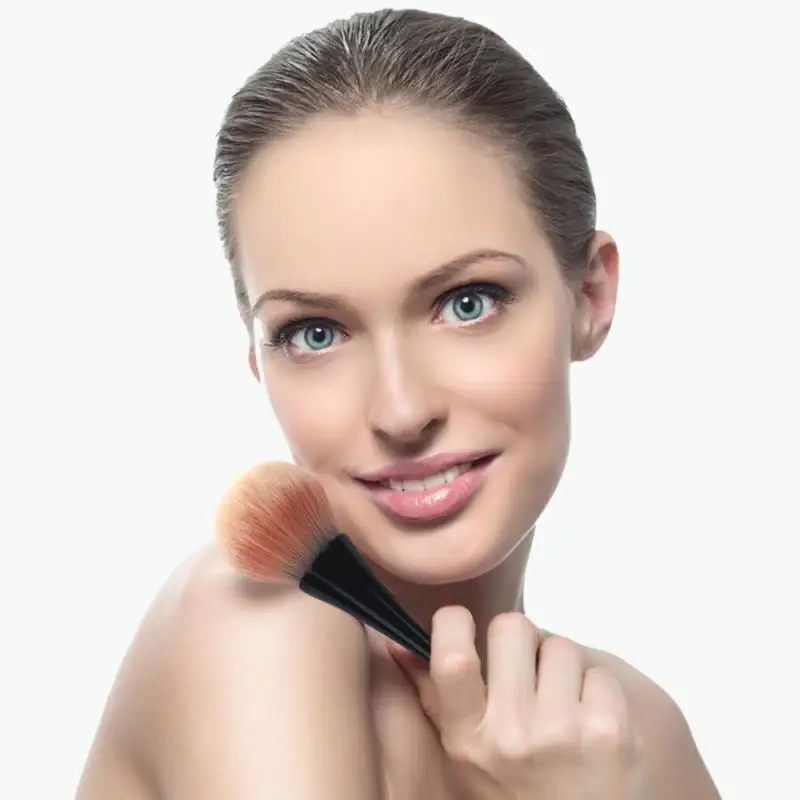 

1PC Man-Made Fiber Makeup Brush Water Drop Small Waist Makeup Brush Skin-Friendly Foundation Brush For Lady Facial Makeup Tools