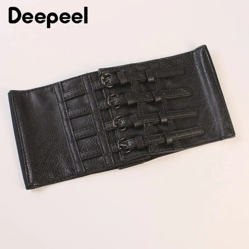 Deepeel 1 шт. 15 см * 64 четырехбортный эластичный супер широкий женский пояс простой и