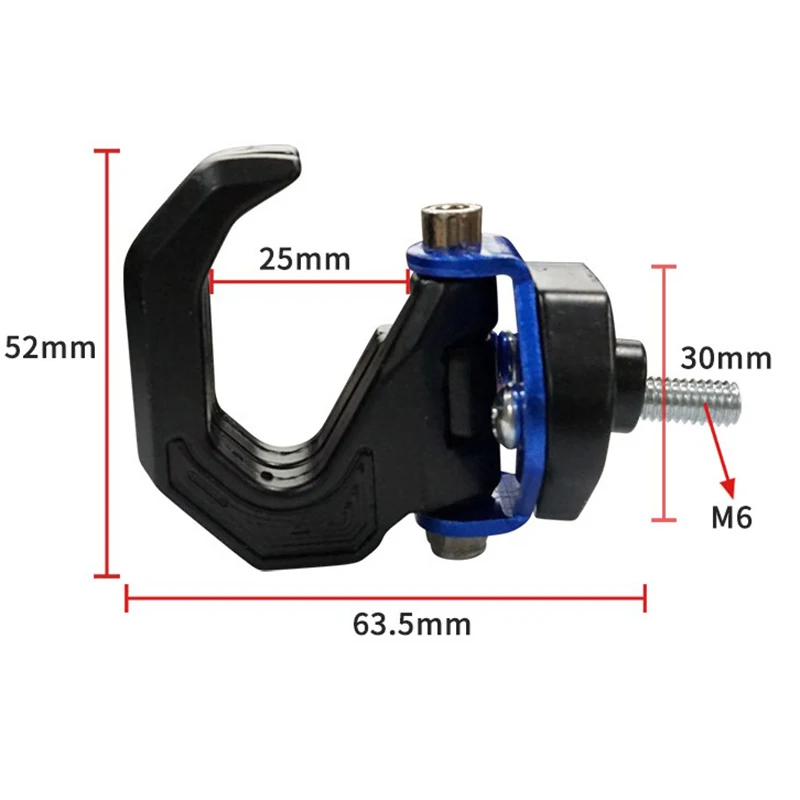 

Aluminum Alloy Motorcycle Luggage Helmet Double Hook Mount Motorbike Hook