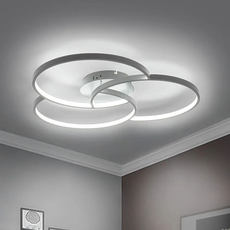 Современная светодиодная люстра BWART для гостиной спальни алюминиевый корпус