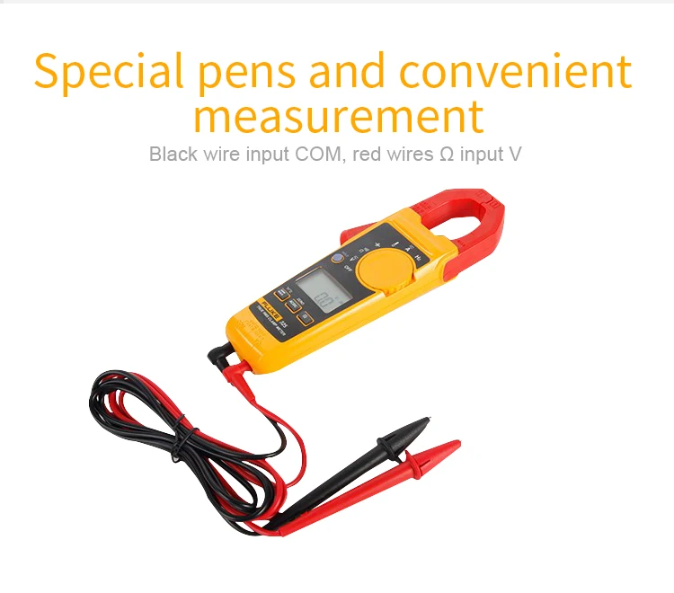 Fluke 325 истинного среднеквадратичного значения зажим метр AC DC тока и Напряжение сопротивление тестера постоянной ёмкости, универсальный конденсатор частота температурный мультиметр