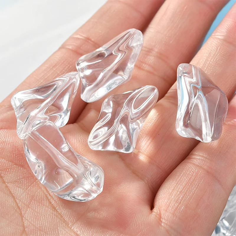 Серьги из акрилового материала ручной работы сделай сам имитация необычного