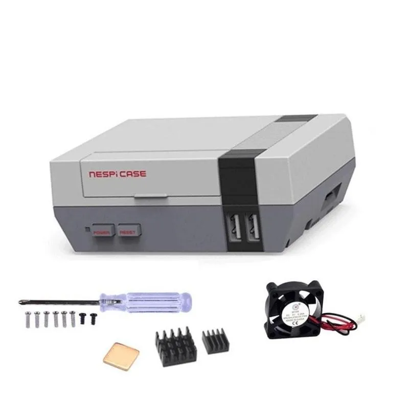 Чехол NESPi + Plus для Power HDMI совместимый кабель Retropie Game Raspberry Pi 3 Model B | Retroflag 32 Гб