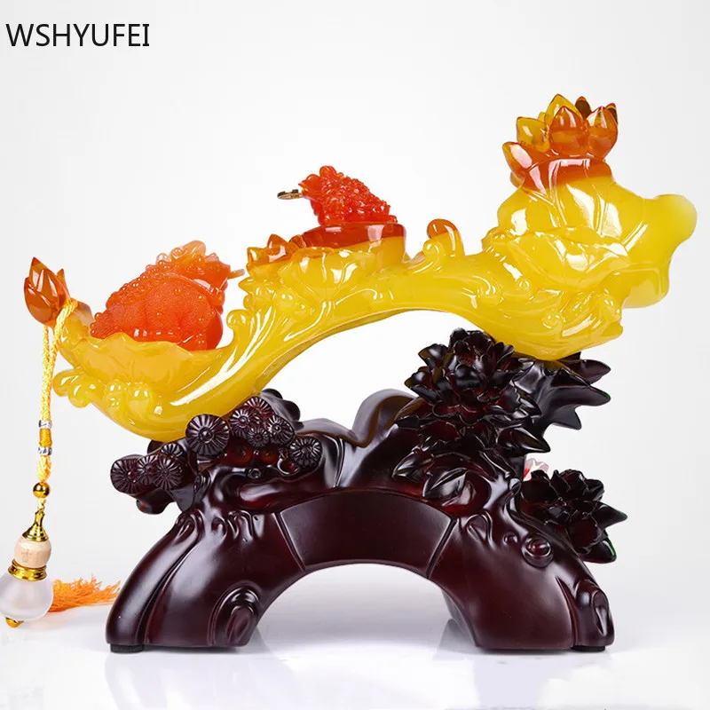 Традиционные украшения по фэн шуй из смолы для гостиной на удачу подарки