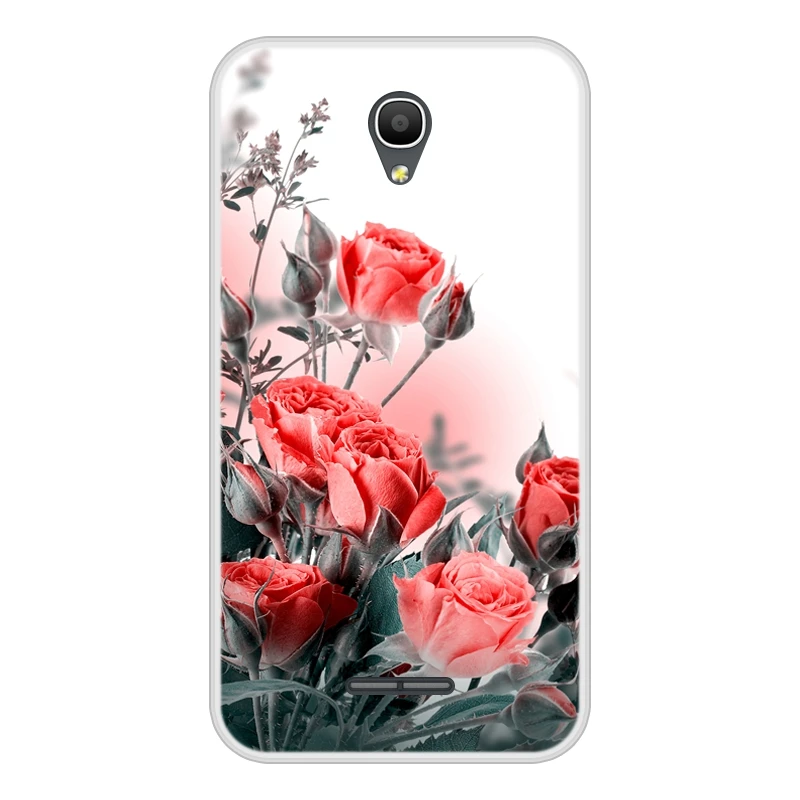 Чехол для Alcatel Pop 4 из мягкого силикона и ТПУ с узорчатым принтом чехлы телефонов в