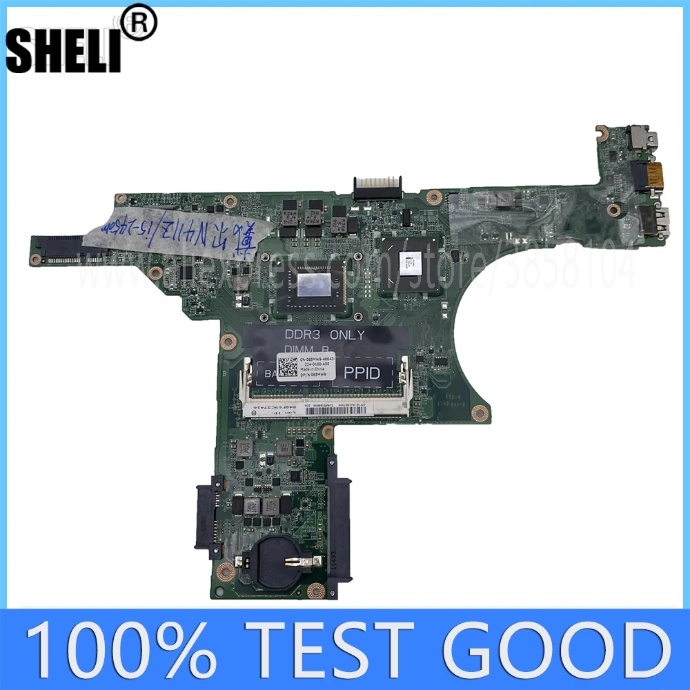 

For Dell Inspiron 14Z N411Z Laptop Motherboard DA0R05MB8D2 CN-085MW9 085MW9 With I5-2450M CPU