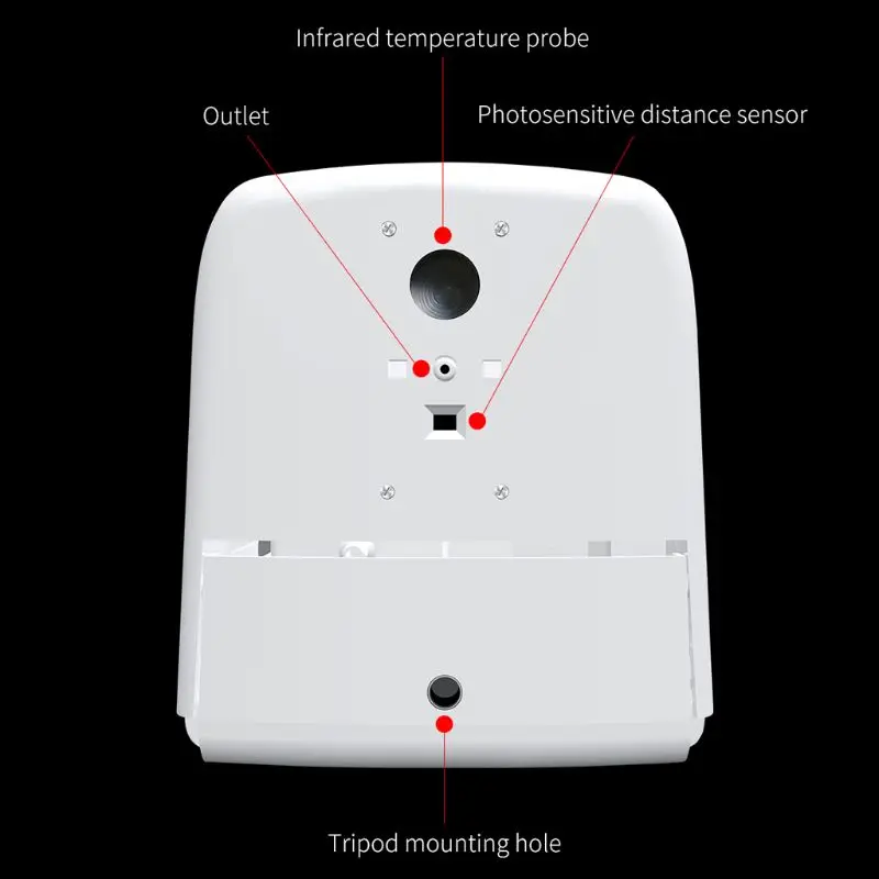 

Automatic Liquid Soap Dispenser Smart Sensor Hands Washing Sanitizer Dispenser with Non-contact Infrared Thermometer