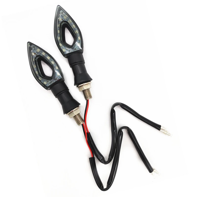 1 пара 12 Светодиодный универсальный мотоцикл указатель поворота светильник