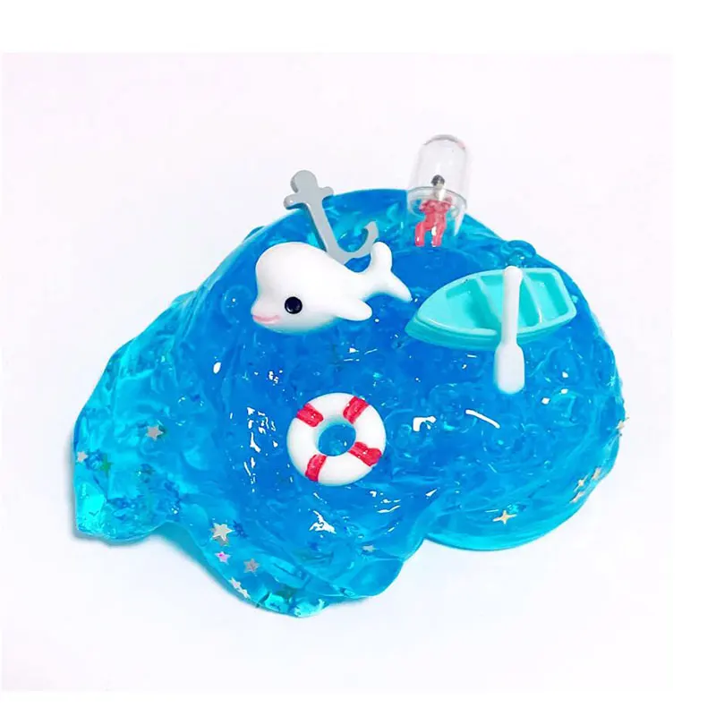 Лидер продаж 4 цвета блестящие пышная пена осадка Пластилин хлопок грязь слайм с