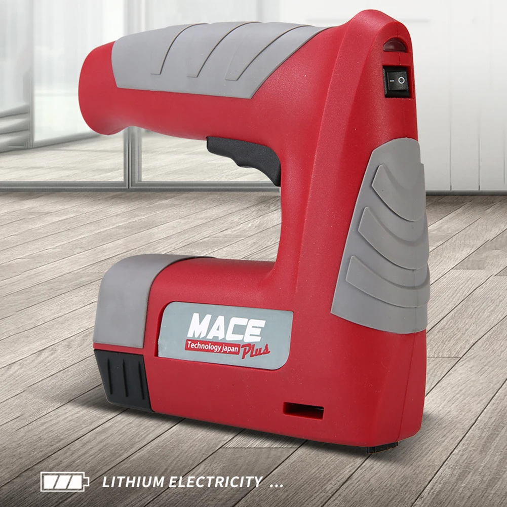 

4.2V Power Motor Brad Nailer Stronger Penetration Fast Shoot Nail 3 Different Nails Switch USB Charging Humanized Shape Design