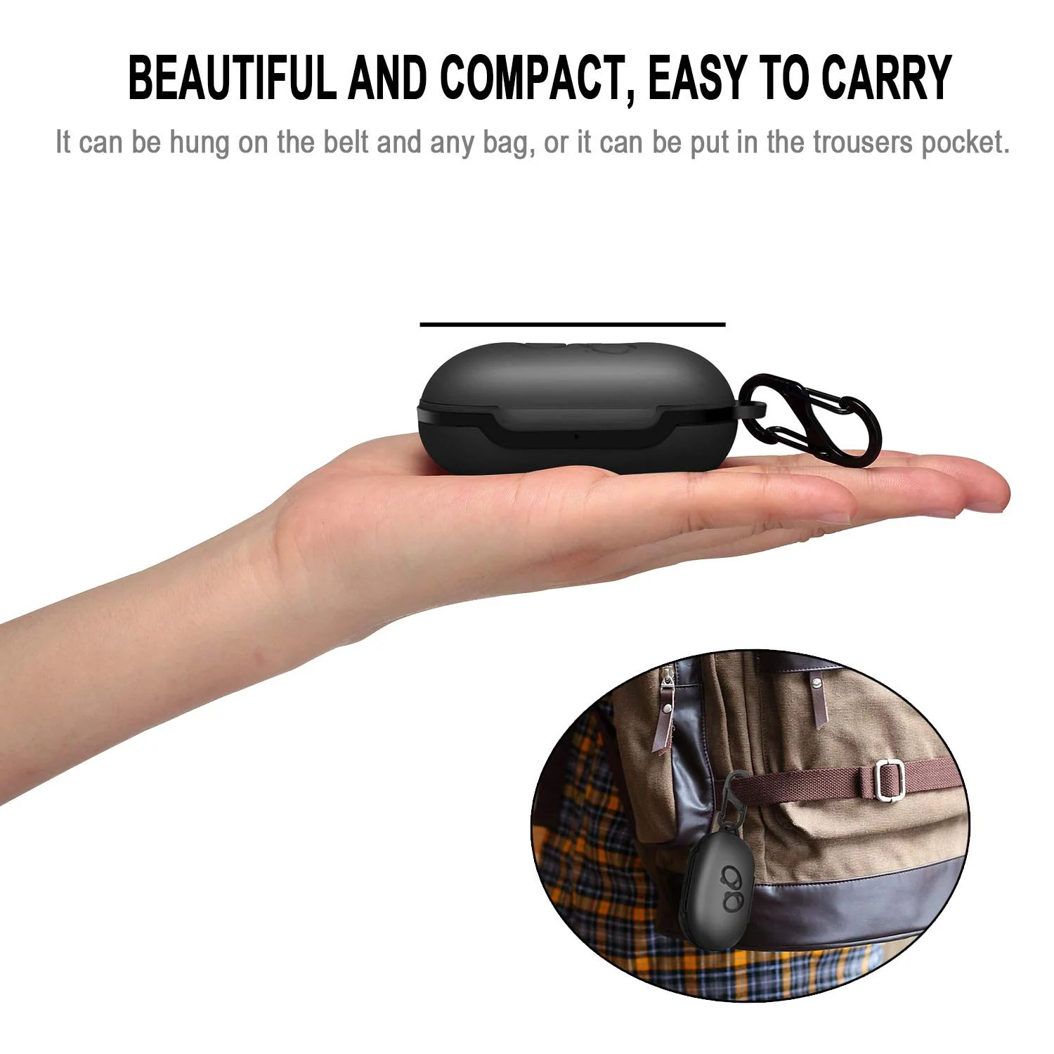 

Carrying Case TPU Full Protective Cover with Keychain For Samsung Galaxy Buds Buds+ Plus Wireless 2020 2019 Earbuds Accessories