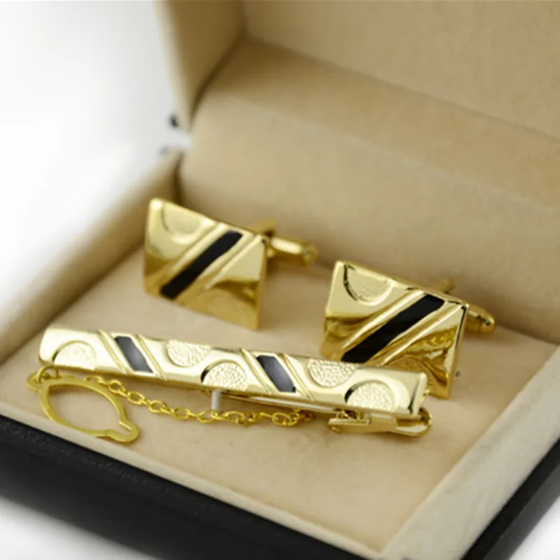 Роскошные запонки зажимы для галстука мужчин набор запонок | Украшения и