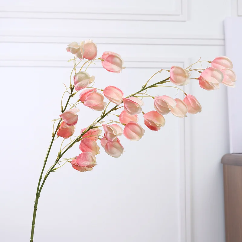 

1pcs String Artificial Lantern Flower Fake Flower Bouquet Living Room Decoration Floral Ornaments Home Decor Wedding Arrangement