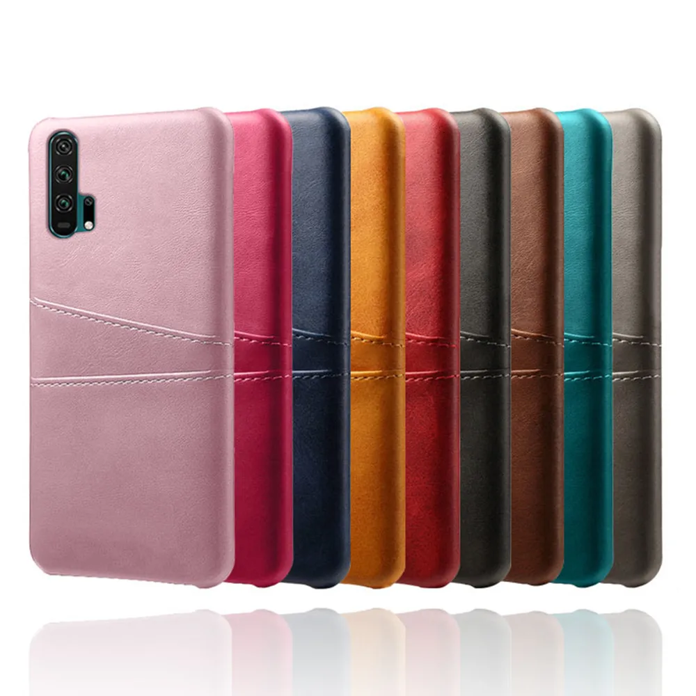 Чехол-накладка для Huawei Honor Play 3 3e 8C 8S 8X MAX 9 10 Lite с отделениями карт из искусственной