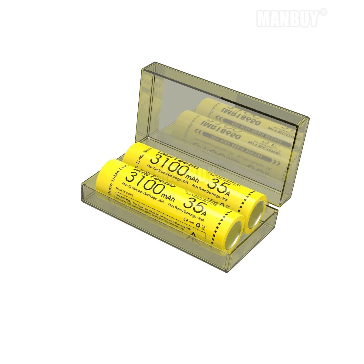 Литий-ионный аккумулятор Nitecore IMR18650 3100 мА · ч 35 А 3 7 в с плоским верхом | Лампы и