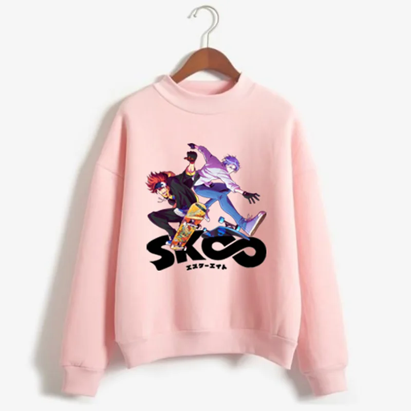 Mens Hip Hop Streetwear Harajuku Sweater Japanese Style Anime SK8 the Infinity Sweater Autumn Cotton Pullover