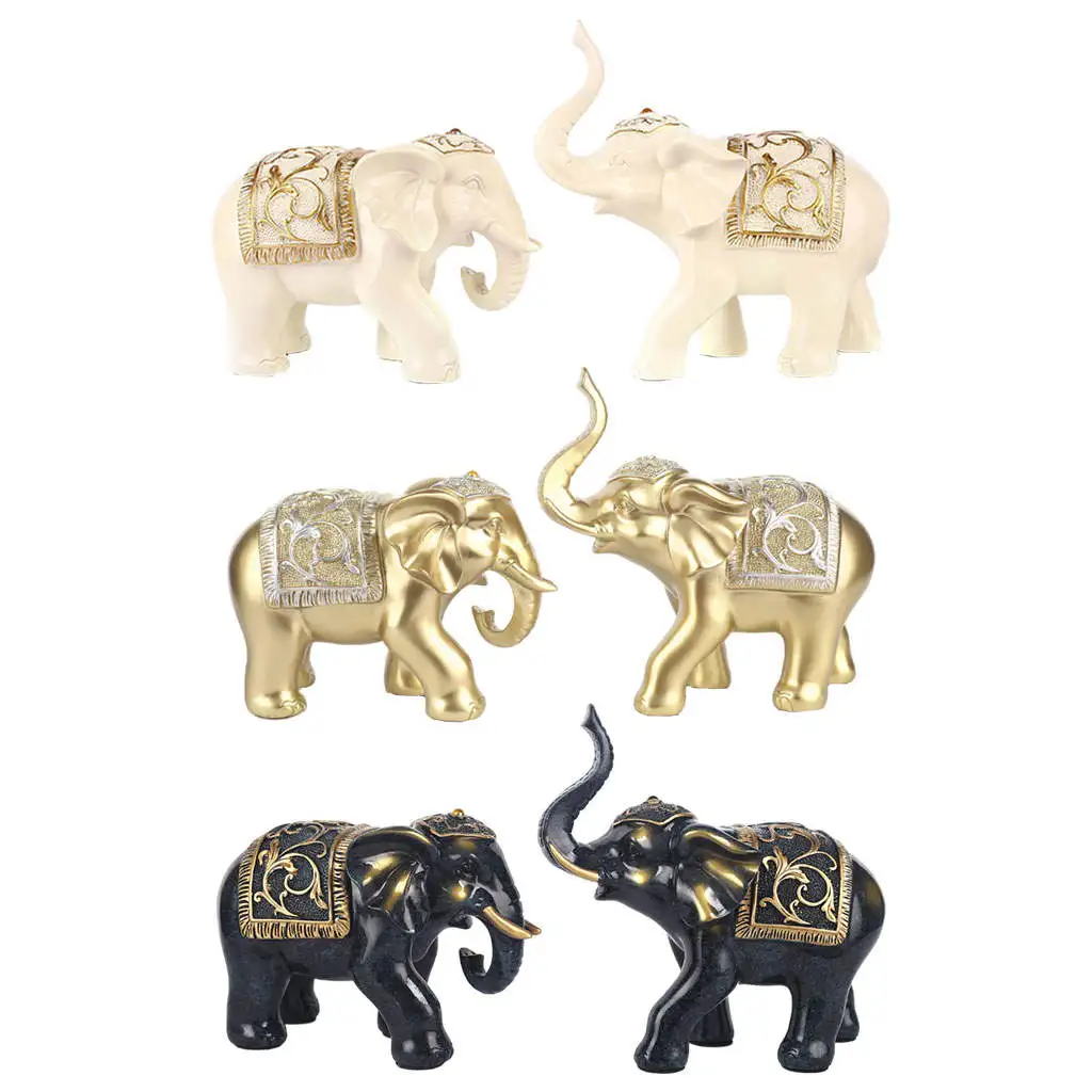 

Фэн-шуй, искусственная смола, статуэтки богатства, домашний декор, 2 шт.