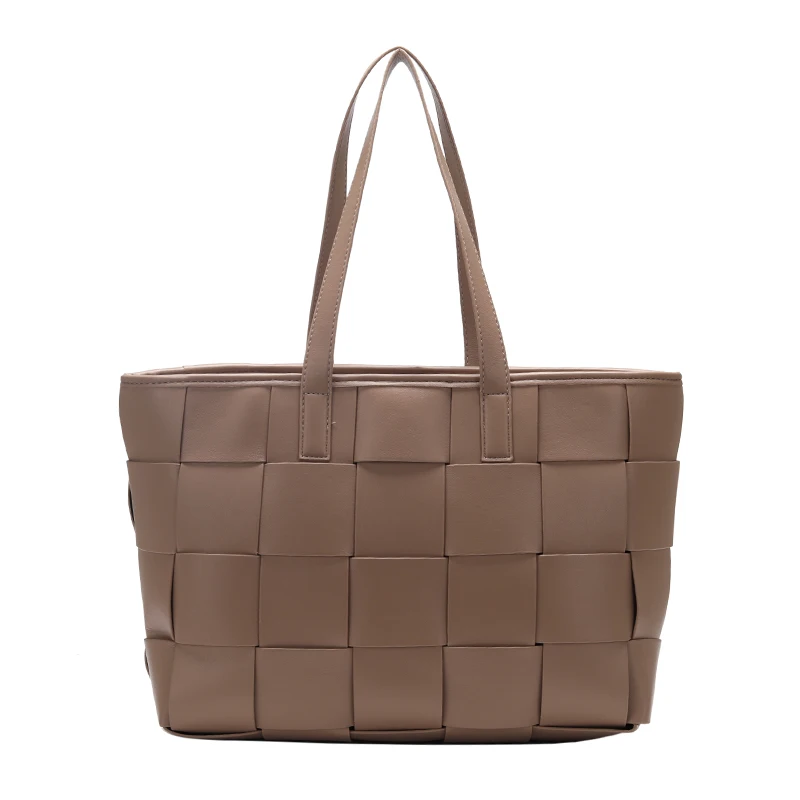 

Vintage weave Tote bag 2020 Fashion New High quality PU Leather Women's Designer Handbag Shoulder Messenger Bag