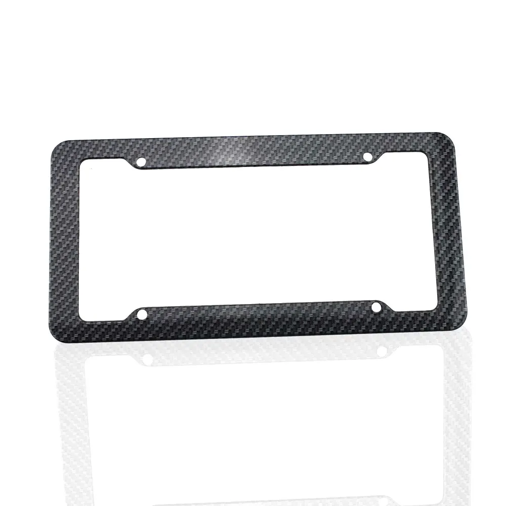 DSYCAR 2 шт./компл. рамка номерного знака из углеродного волокна тонкий