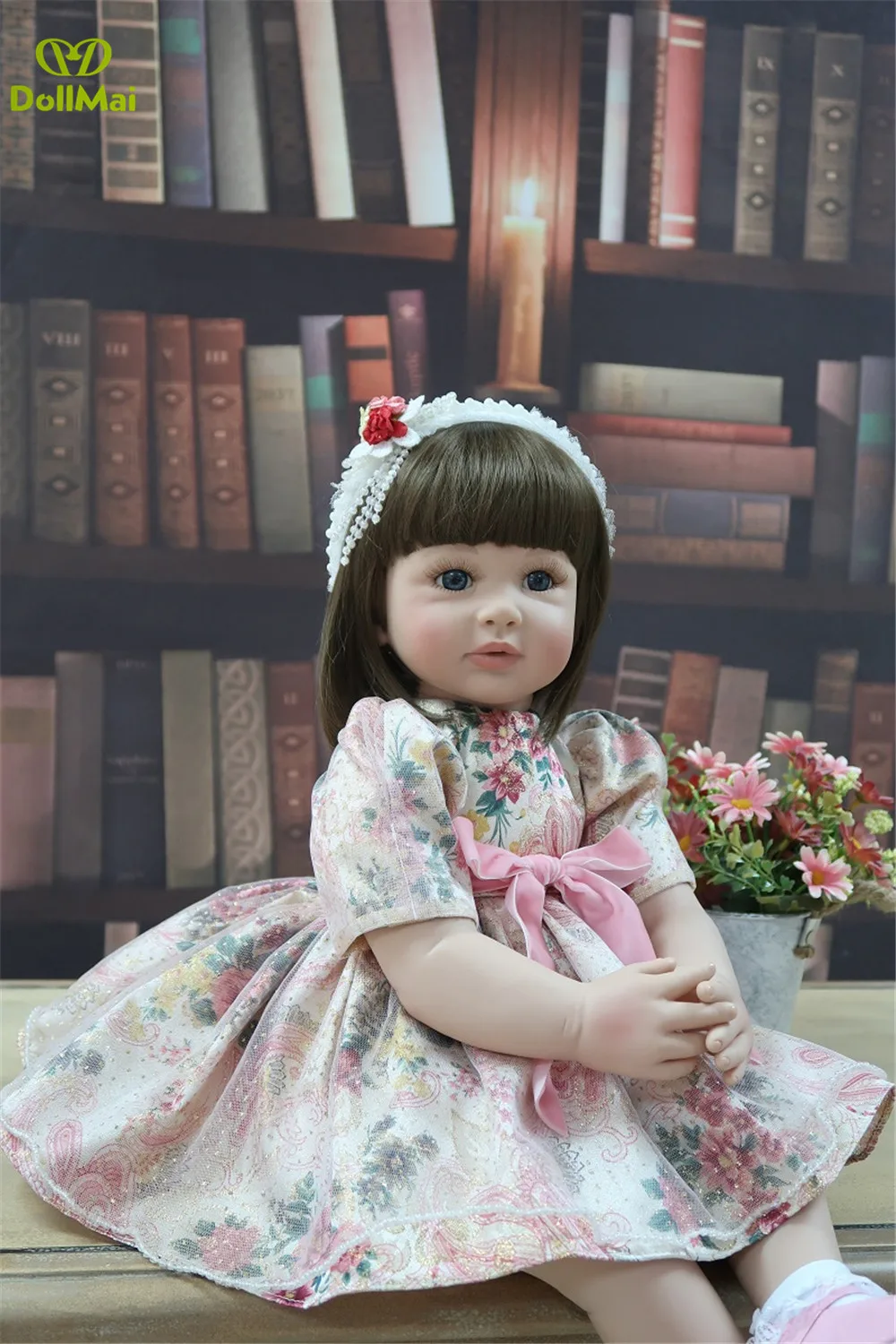 Exclusive Reborn toddler doll 24&quot60cm soft silicone vinyl reborn girl dolls bebe princess l.o.l bonecas surprises gift to | Игрушки и