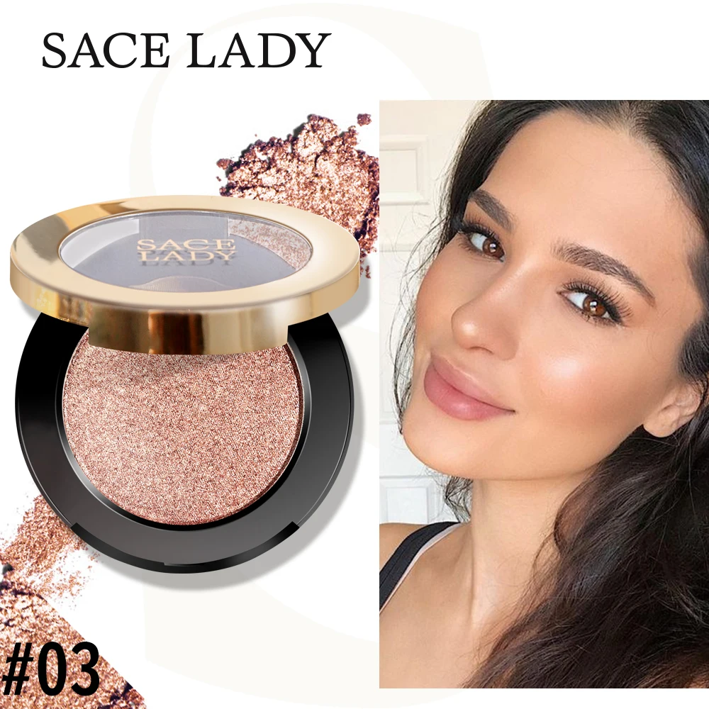 Хайлайтер пудра блестящая палитра макияж ремонт для длительного улучшения лица|