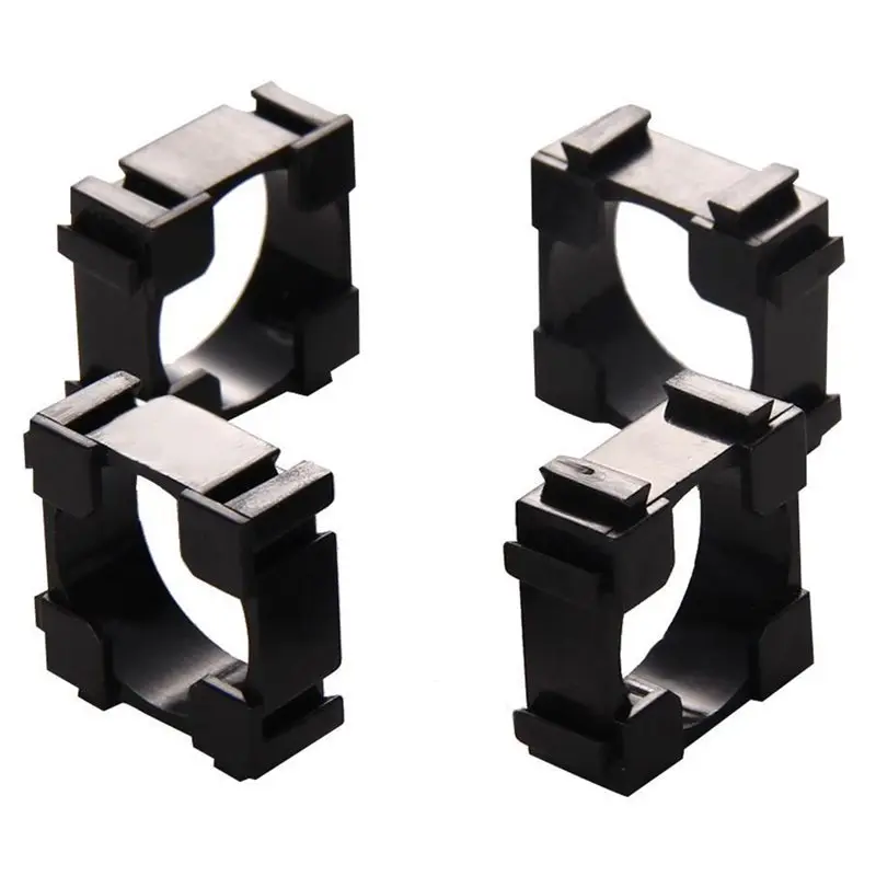 

100pcs 18650 Battery Pack Spacer Radiating Shell Plastic Holder Bracket 18.3mm