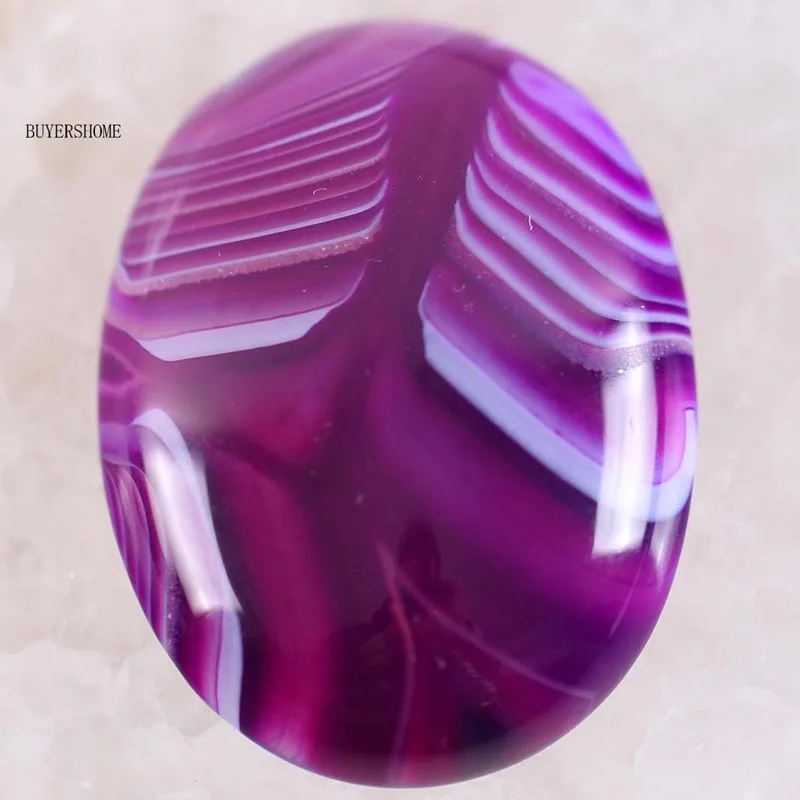 Purple Veins Agate 51 цвет 30x40 мм кабошон натуральный камень бусины для рукоделия ювелирных изделий Малахит содалит Lapis Fit ожерелье браслет серьги - Цвет: Purple Veins Agate