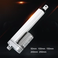 new style metal gear electric linear actuator 12v linear motor moving distance stroke 50mm 100mm 150mm 200mm 250mm 2 5a max