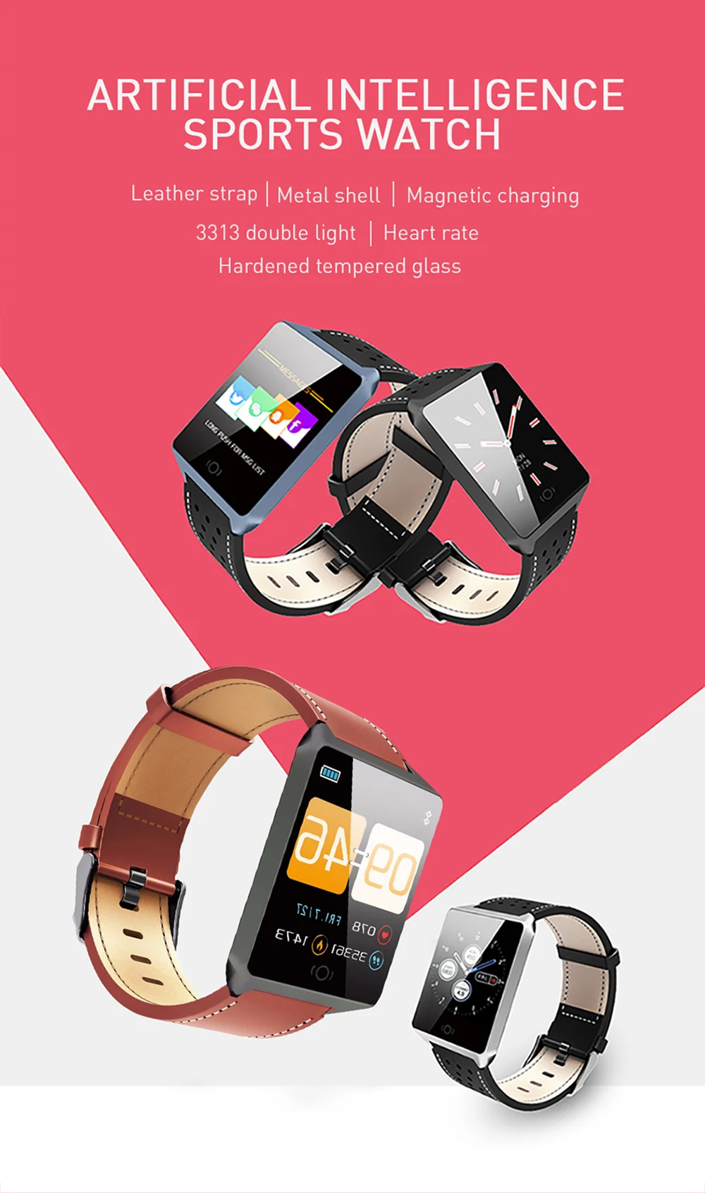 Смарт-трекер SANDA Smart horloge IP67 умные часы Gehard Hartslagmeter Bloeddruk Fitness Tracker Mannen Vrouwen 2020 |