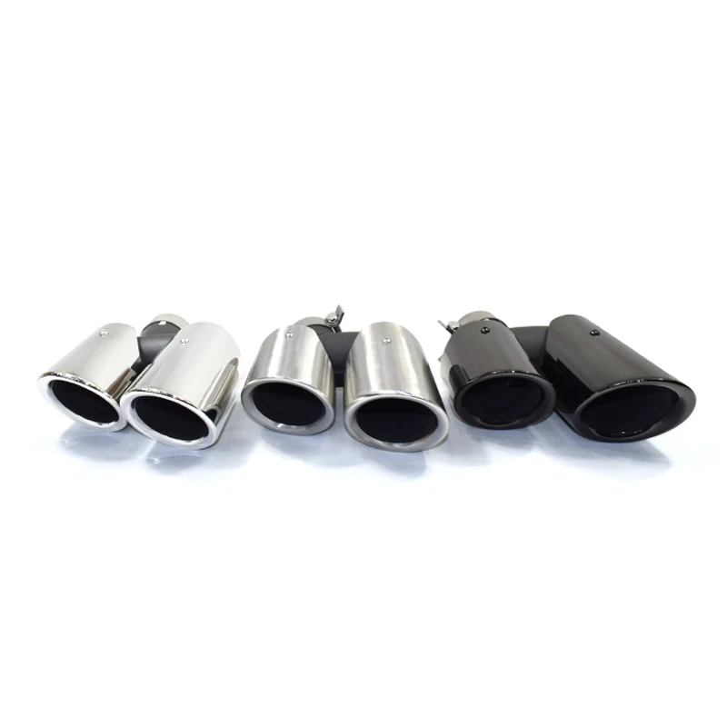 

For Porsche Macan GTS 2014-2018 Exhaust Tip Stainlss Steel Car Exhaust Muffler Tip Black Nozzle Exhaust System