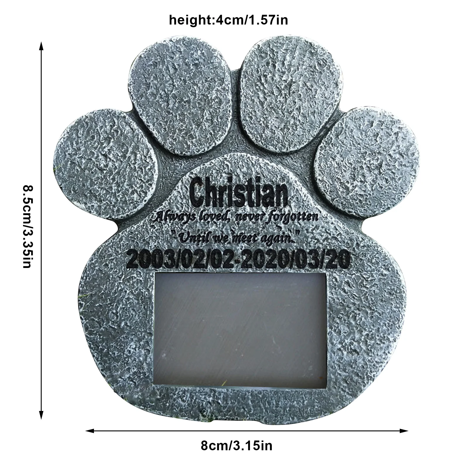 Уличные сувениры персонализируемые памятные камни для домашних животных могил